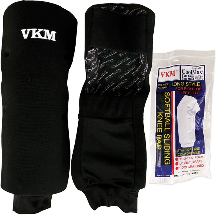 E133269 Adult AS & Youth (BLACK) Baseball Softball Sliding Knee Guard EACH