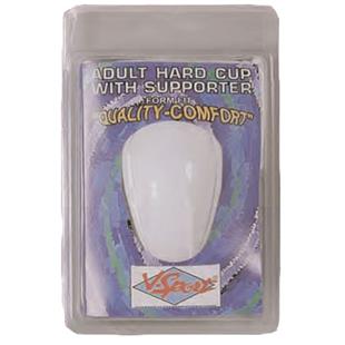 Bike Adult Athletic Cup Hard Cup With Supporter X Large 44”-50” Waist Wht 7185 