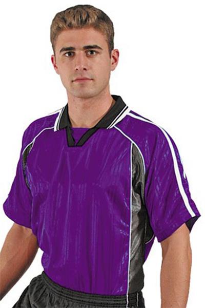 Adult (AM - Navy/Black) V-Neck Soccer Jerseys - Closeout Sale