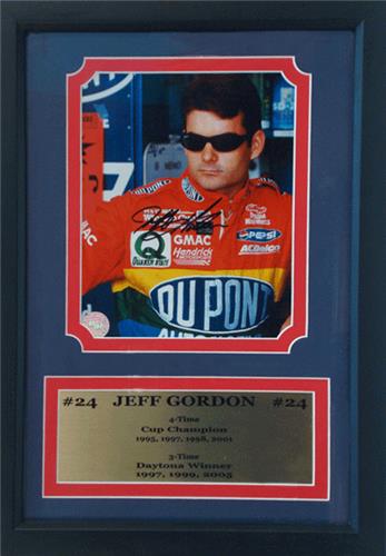 Encore Brandz Nascar Jeff Gordon Autograph Frame