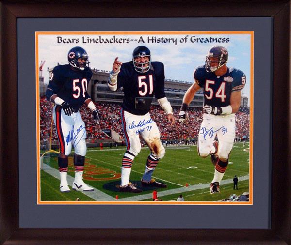 Walter Payton Autographed Chicago Bears A Legend Among Us Deluxe Framed  16x20 Photo w/ Sweetness , 16,726