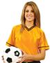 Dazzle Soccer Jerseys, Adult (AL or AXL - Orange or Teal)