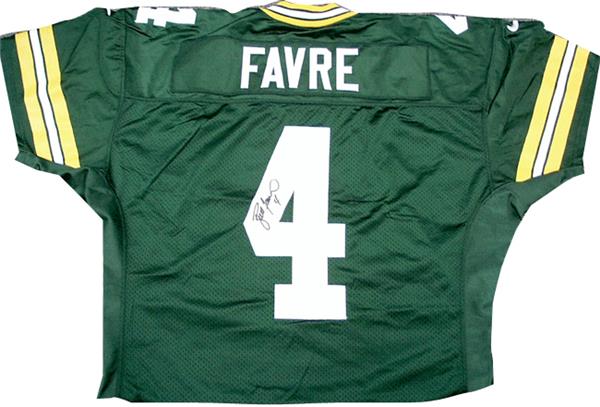 brett favre autographed jersey