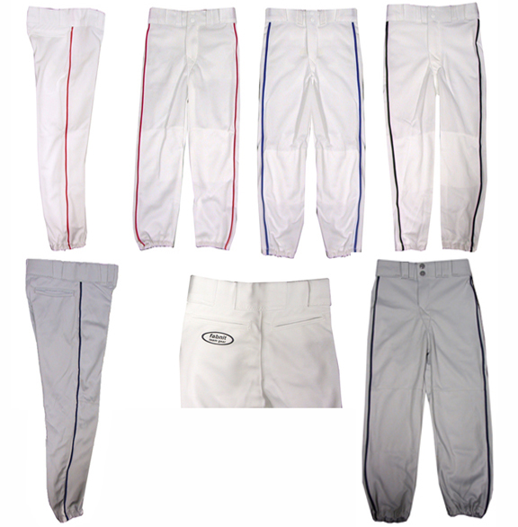 Fabnit YOUTH Baseball Pants Piping Closeout Sale Baseball Equipment
