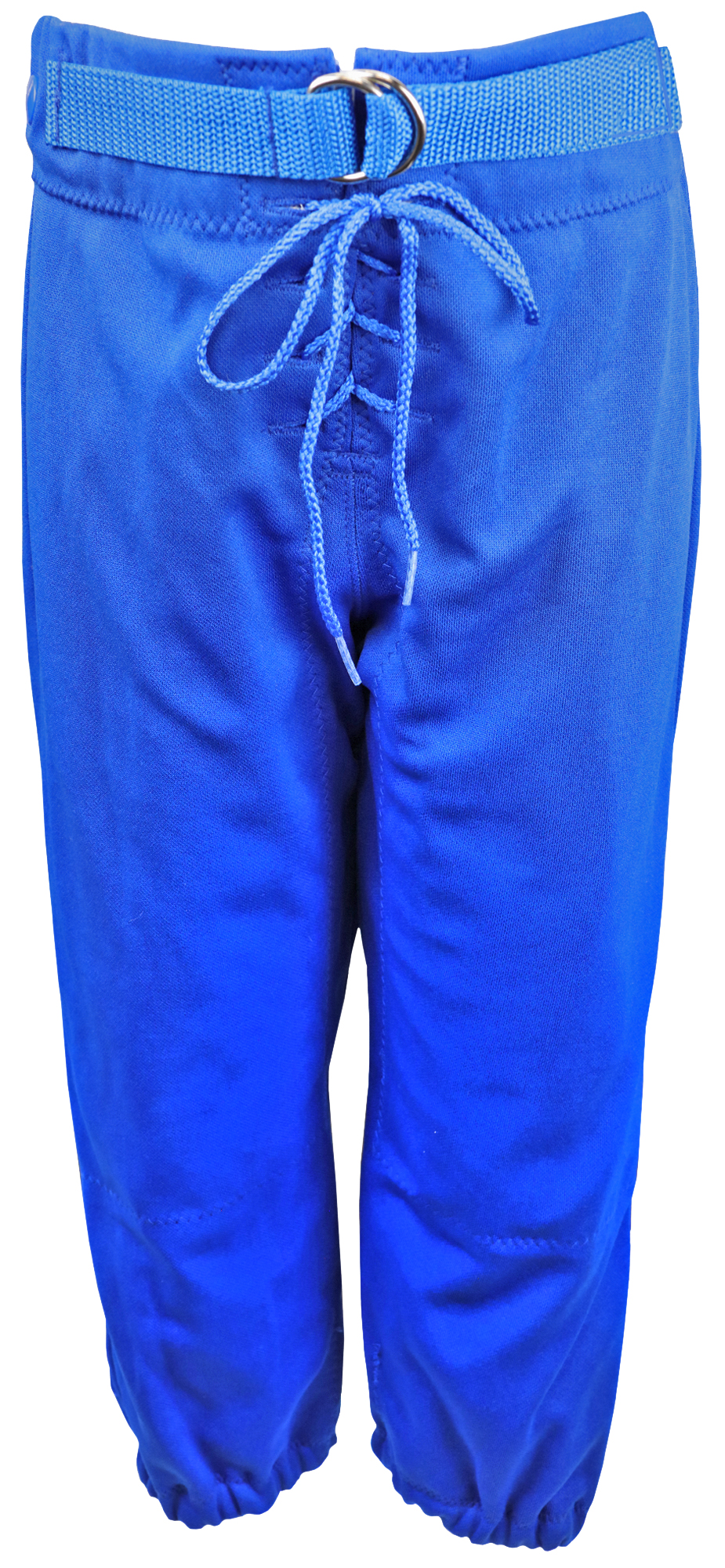 E133707 Football Pants, Youth (Black or White) Snap Pads (Pads Sold