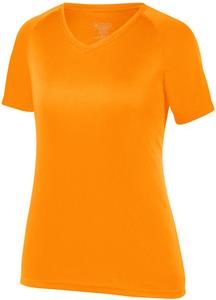 Womens Small- WS  GOLD Wicking V-Neck Shirt CO. Printing is available for this item.