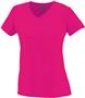 Pink Womens X-Large PINK WXL Cooling Fitted V-Neck Tee Shirt 