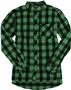 Ladies Essential Flannel Button-down Shirt