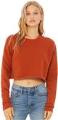 Bella+Canvas Womens Cropped Crew Fleece Sweatshirt