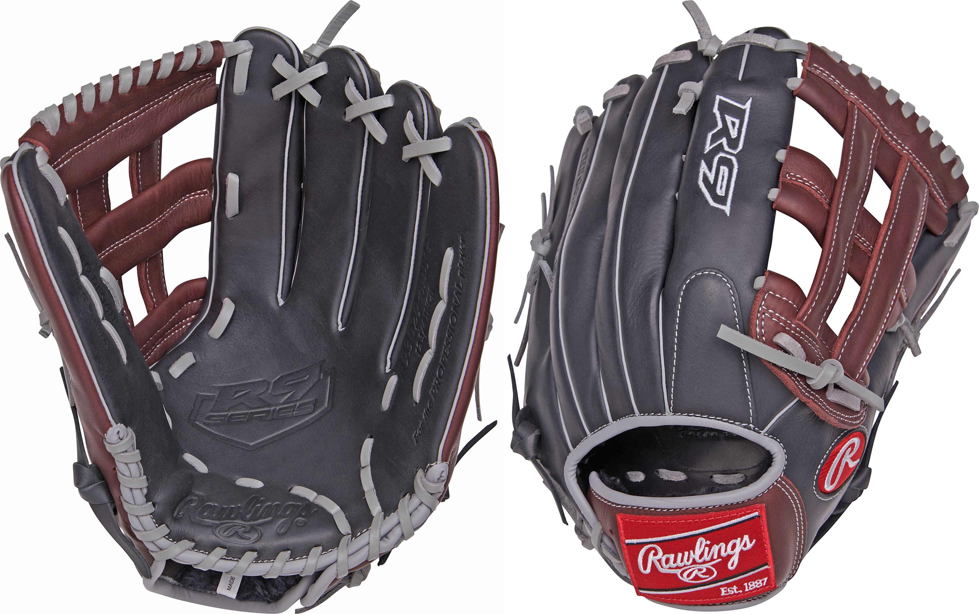E134059 Rawlings R9 Series 12.75" Outfield Baseball Glove