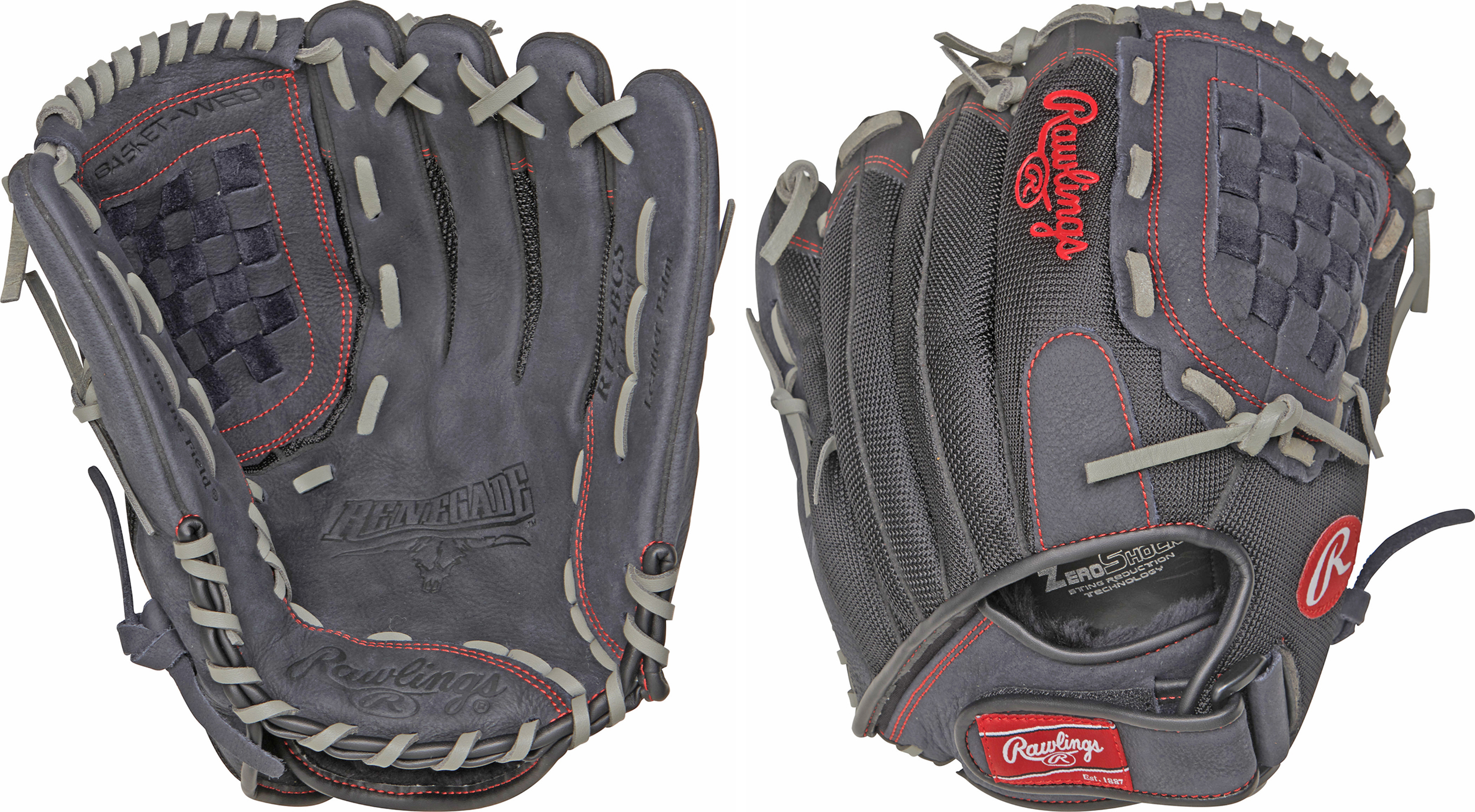 E134102 Rawlings Renegade 12.5" Infield/Outfield Glove