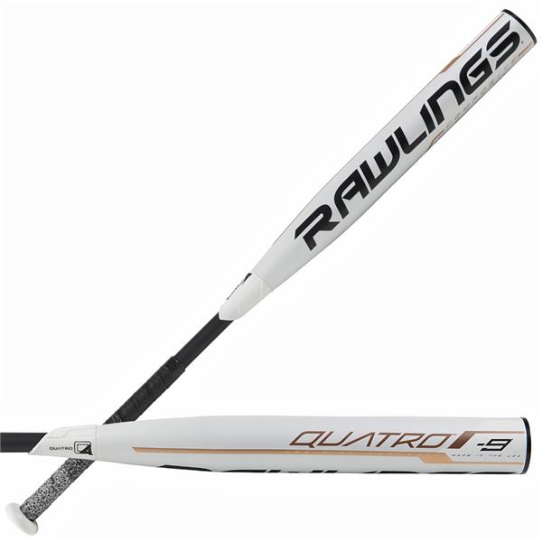 Rawlings 2019 Quatro Composite Softball Bat 9 Baseball Equipment & Gear