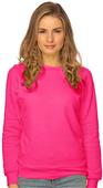 Royal Apparel Womens Neon Fleece Raglan Sweatshirt