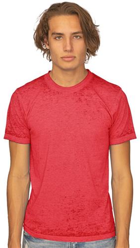 Royal Apparel Unisex Burnout Wash Tee 17151BO. Printing is available for this item.