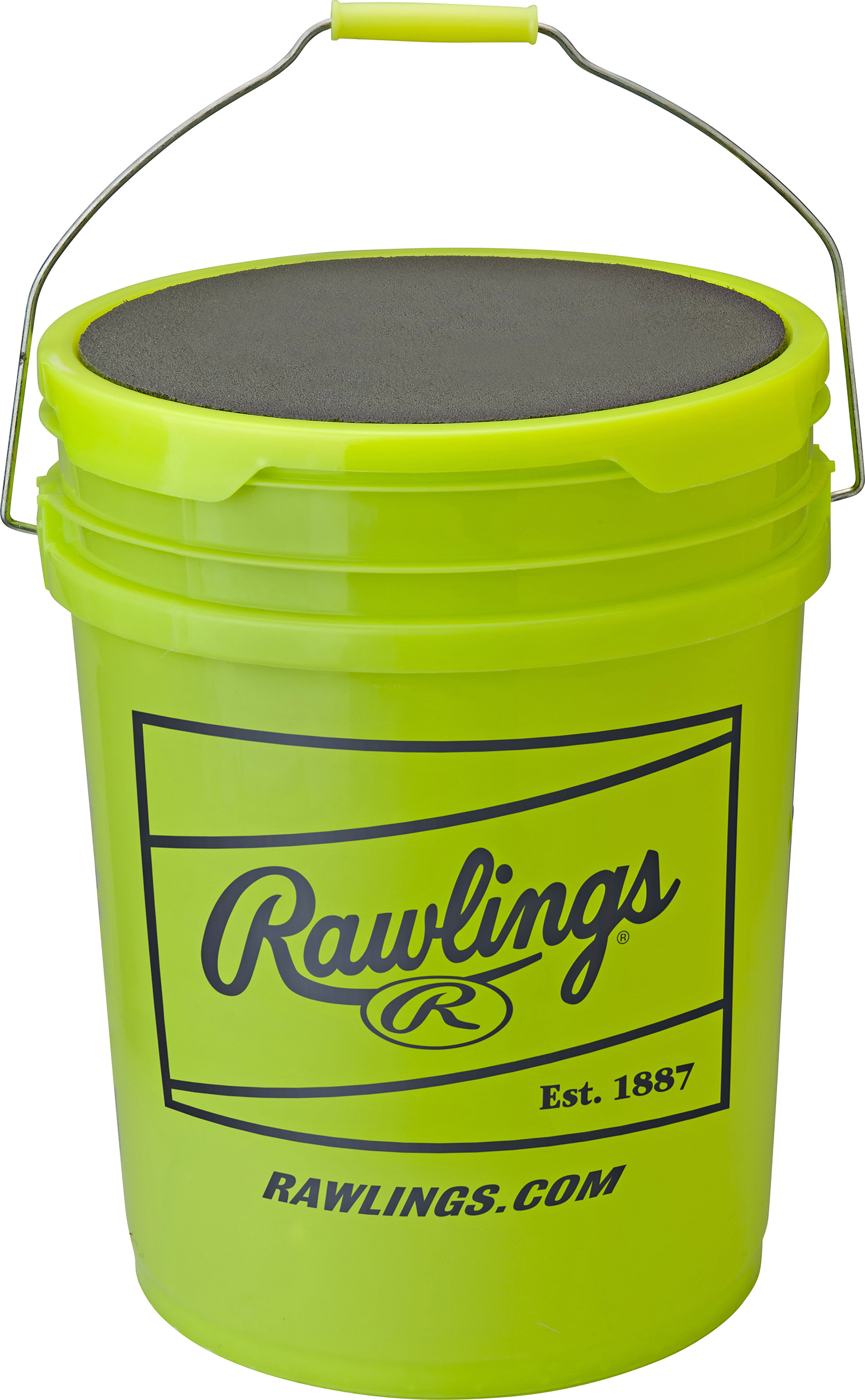 E134199 Rawlings 6 Gallon Bucket Baseballs/Softballs 6PK