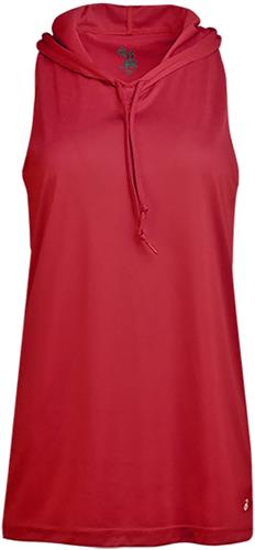 Badger Womens Recerback Hood Tank