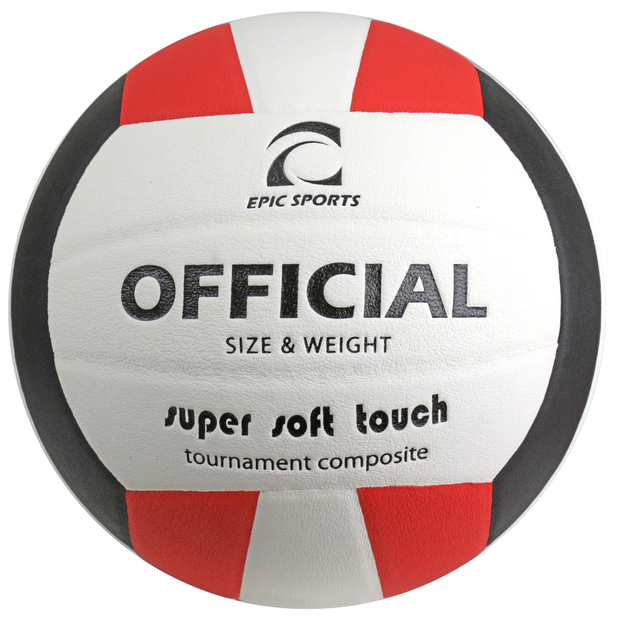 E134387 Epic Official Pro Indoor Super Soft Volleyballs (4Colors