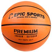 Epic Orange Rubber Recreational Basketballs