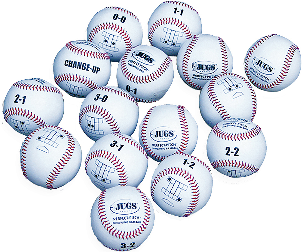 E134389 Jugs Perfect Pitch Throwing Baseballs (15 balls)