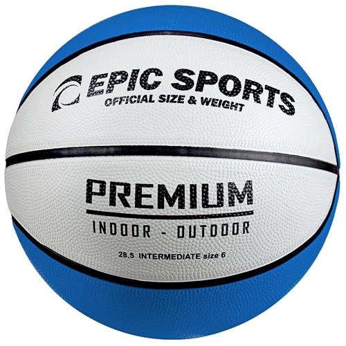 Epic Multi-Color Premium Rubber Recreational Basketballs