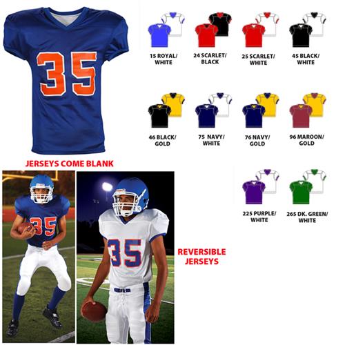 Fleaflicker Reversible Adult Football Jersey. Printing is available for this item.