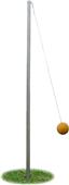 Tomahawk SP Megaduty Tetherball Set w/Sleeve & Cap