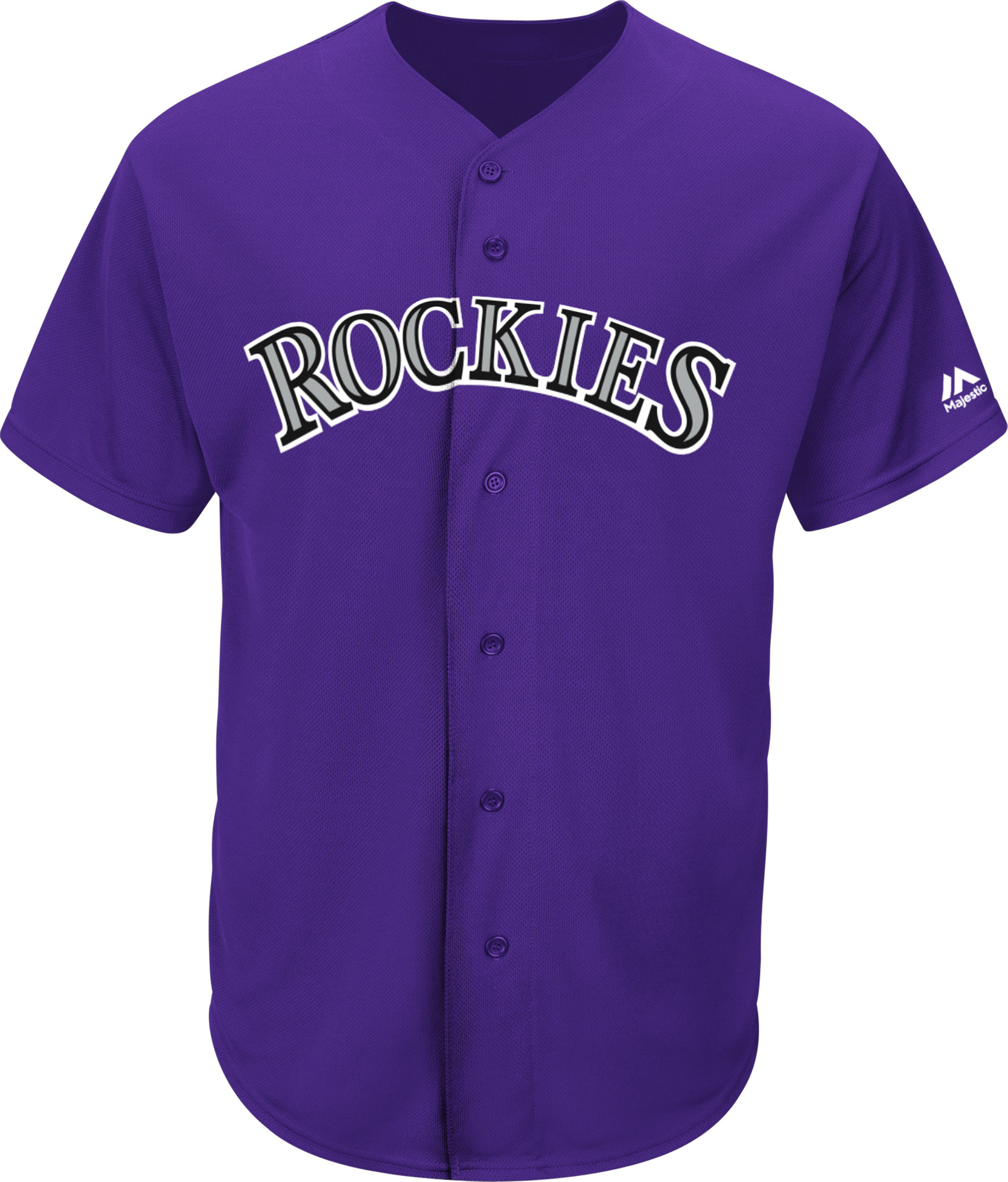 E134510 Majestic MLB Rockies Pro Style Game Jerseys
