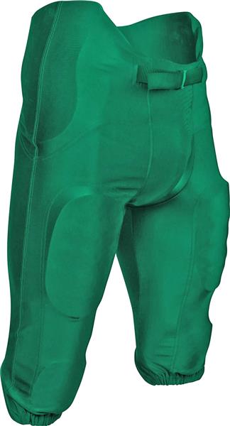 FPCY WHITE CHAMPRO INTEGRATED BUILT-IN PADS YOUTH MEDIUM FOOTBALL PANTS 