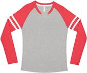 LAT Sportswear Ladies Game Day Mash-Up Vintage Tee