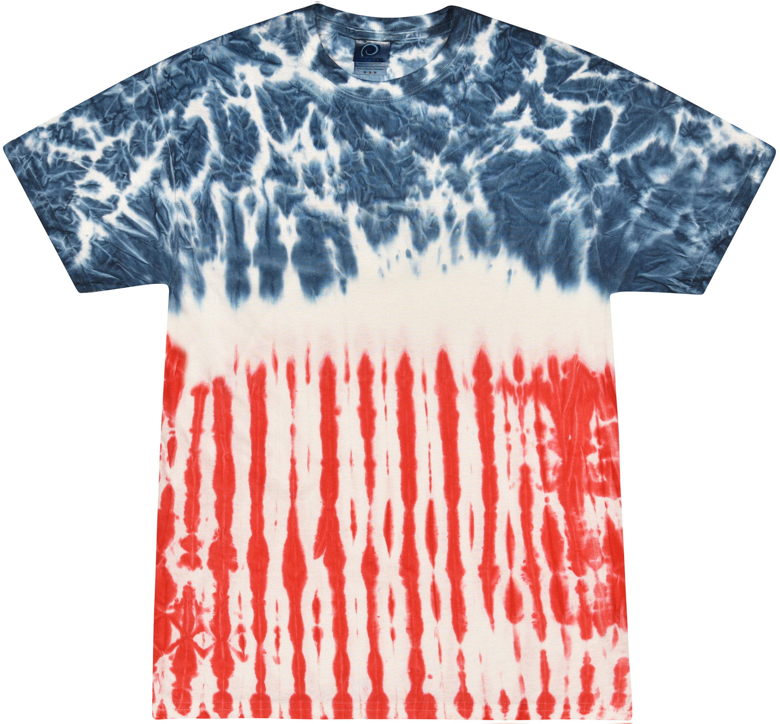 E134775 Colortone Adult Youth Patriotic Tie-Dye T-Shirts