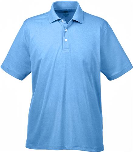 Ultra Club Mens Heathered Piqu Polo. Printing is available for this item.