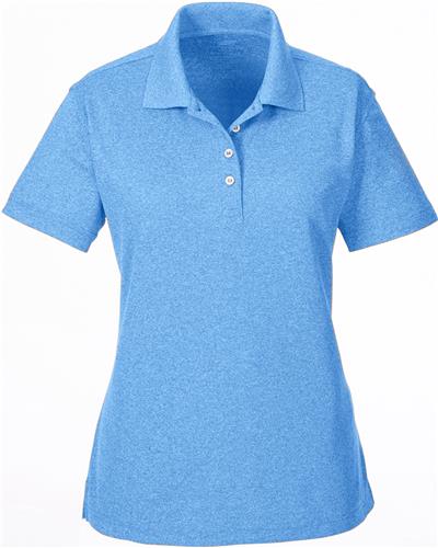 UltraClub Ladies' Heathered Piqu Polo. Printing is available for this item.