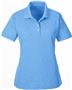 UltraClub Ladies' Heathered Piqué Polo