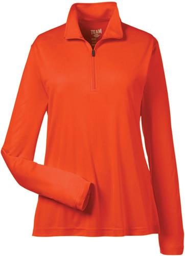 Team 365 Ladys Zone Performance1/4 Zip Jacket. Decorated in seven days or less.