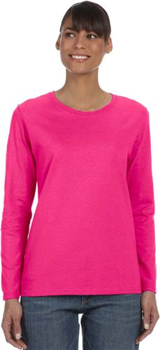 Gildan Ladies' Heavy Cotton Long-Sleeve T-Shirt. Printing is available for this item.