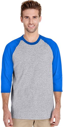 Gildan Adult Youth Heavy Cotton Raglan Sleeve Tee. Printing is available for this item.