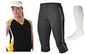 Women Girls eXtreme Softball Jersey Pant Socks KIT
