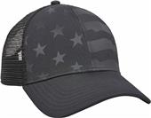 OC Sports Debossed American Flag Mesh Back Cap USA-750M