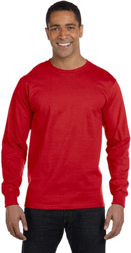 Gildan Adult 5.5 oz., 50/50 Long-Sleeve T-Shirt. Printing is available for this item.