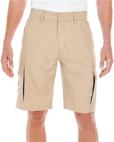 Burnside Men's Microfiber Cargo Shorts