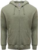Threadfast Apparel Unisex Triblend Full-Zip Jacket