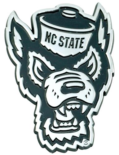 Fan Mats NC State Chrome Emblem