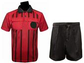 Soccer Referee Short Sleeve Red Jersey Short Kit Soccer Referee Short Sleeve Red Jersey Short Kit