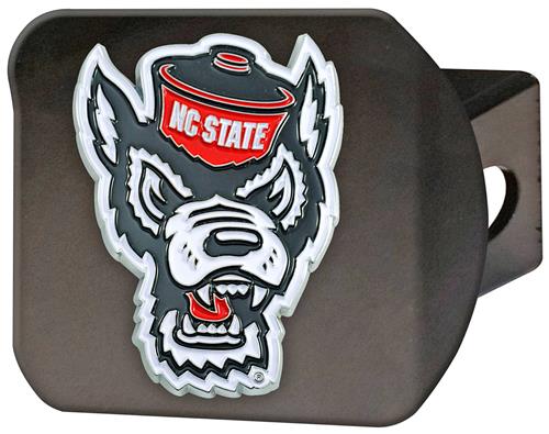 Fan Mats NC State Black/Color Hitch Cover