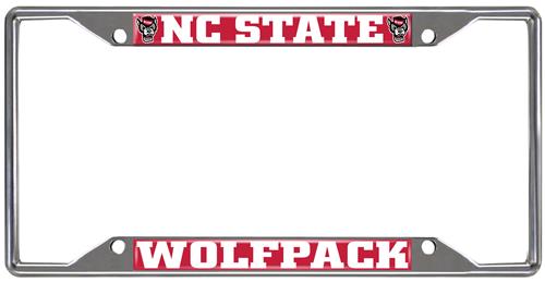 Fan Mats NC State License Plate Frame