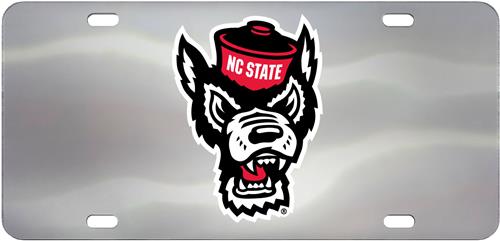 Fan Mats NC State Diecast License Plate
