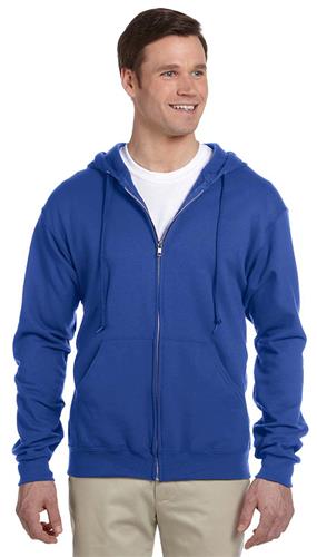 Jerzees Adult Youth NuBlend Fleece Full-Zip Jacket. Decorated in seven days or less.
