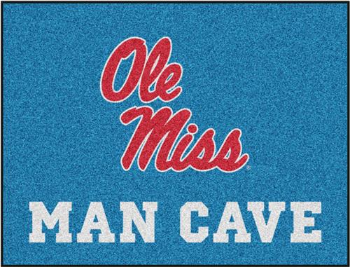 Fan Mats Univ of Mississippi Man Cave All-Star Mat