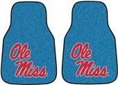 Fan Mats Univ of Mississippi Carpet Car Mats (set)