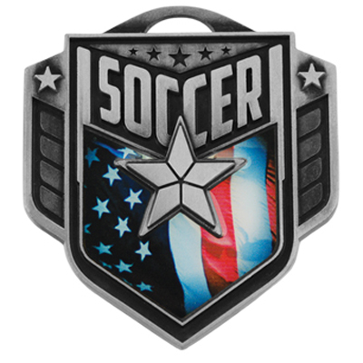 Hasty Awards 2.25" Liberty Soccer Medals M-742. Personalization is available on this item.